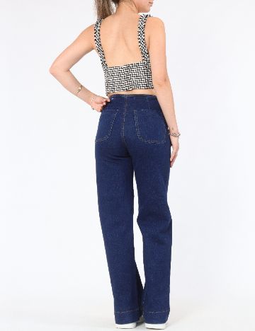 Top Zara, alb/negru