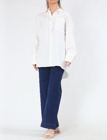 Camasa Oversize ASOS, alb