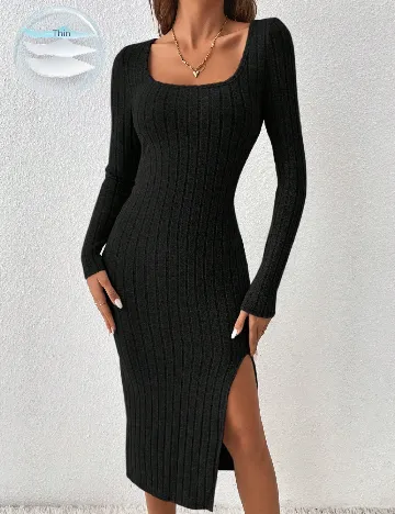 Rochie medie SHEIN, negru