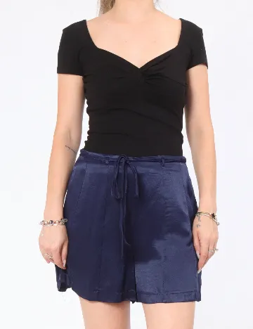 Pantaloni scurti Zara, bleumarin