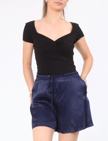 Pantaloni scurti Zara, bleumarin