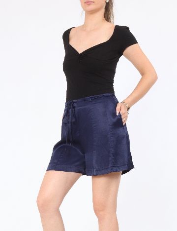 Pantaloni scurti Zara, bleumarin