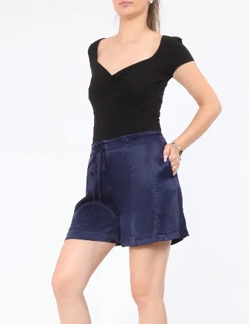 Pantaloni scurti Zara, bleumarin
