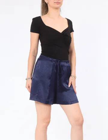 Pantaloni scurti Zara, bleumarin