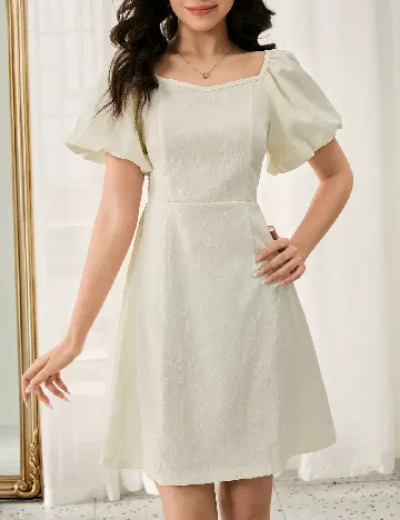 Rochie Shein Kids, ecru