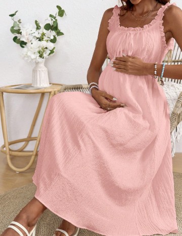Rochie lunga SHEIN Maternity, roz