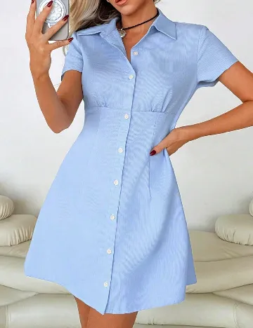 Rochie scurta SHEIN, albastru