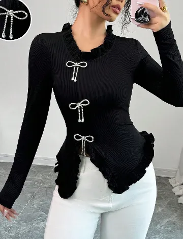 Bluza SHEIN, negru