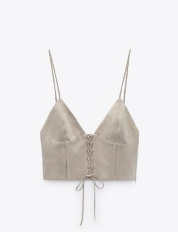 Top Zara, gri