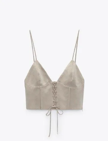 Top Zara, gri