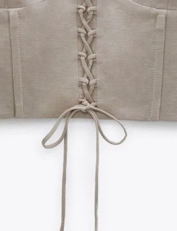 Top Zara, gri