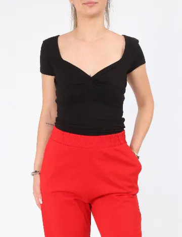 Pantaloni Zara, rosu