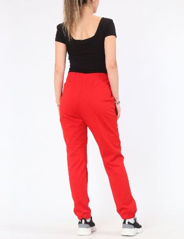 Pantaloni Zara, rosu