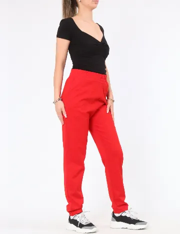Pantaloni Zara, rosu