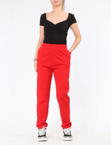 Pantaloni Zara, rosu