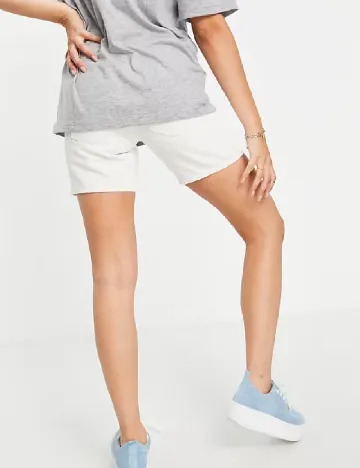 Pantaloni scurti Asos Maternity, alb