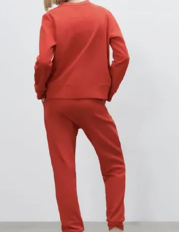 Pantaloni Zara, rosu