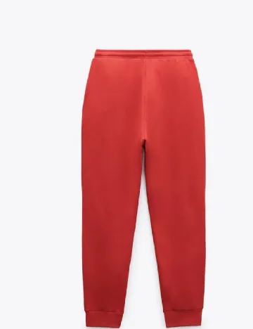 Pantaloni Zara, rosu