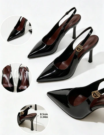 Pantofi SHEIN, negru