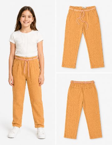 Pantaloni Zara, mustar