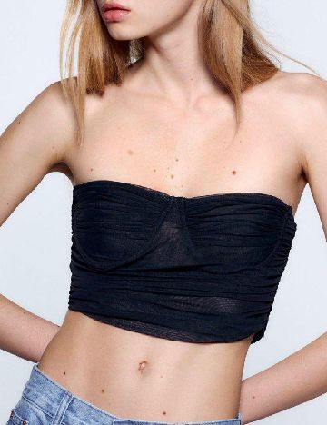Top Zara, negru