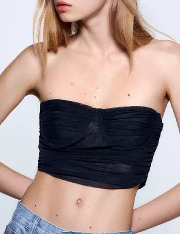 Top Zara, negru