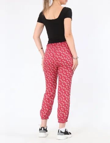 Pantaloni Zara, rosu