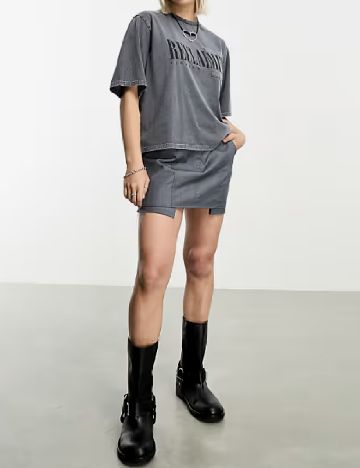 Tricou Reclaimed Vintage, gri