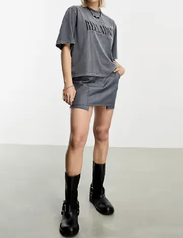 Tricou Reclaimed Vintage, gri