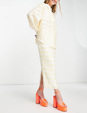 Camasa Oversize ASOS, galben