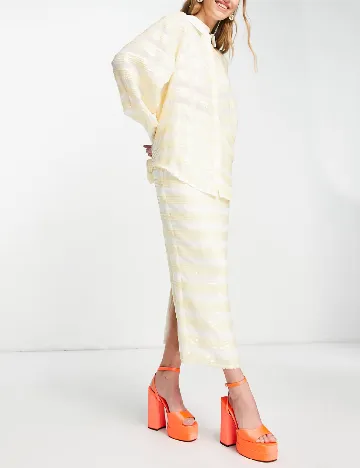 Camasa Oversize ASOS, galben