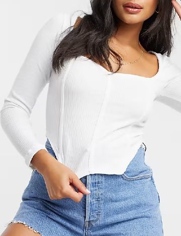 Bluza ASOS, alb