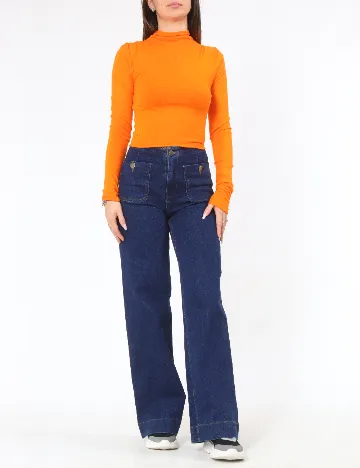 Bluza Zara, portocaliu