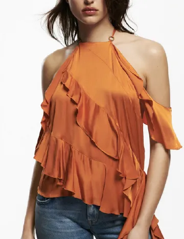 Bluza Zara, portocaliu