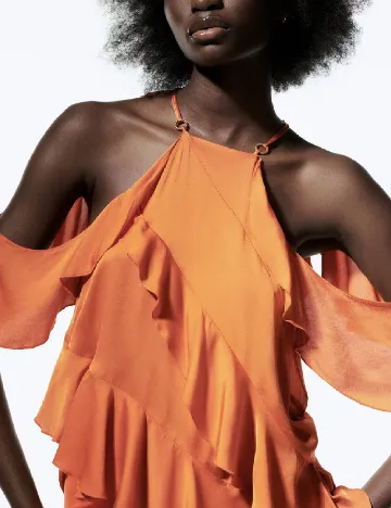 Bluza Zara, portocaliu