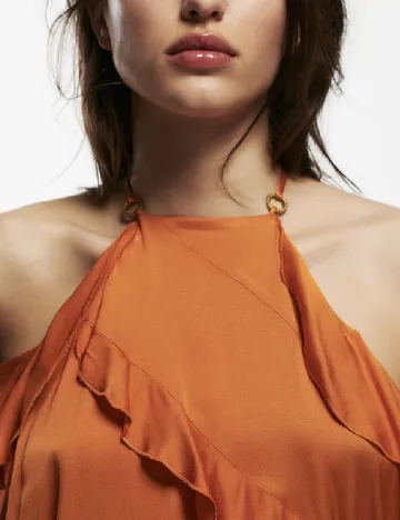 Bluza Zara, portocaliu