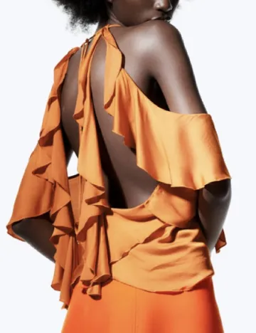 Bluza Zara, portocaliu