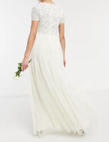 Rochie lunga Maya Deluxe, alb