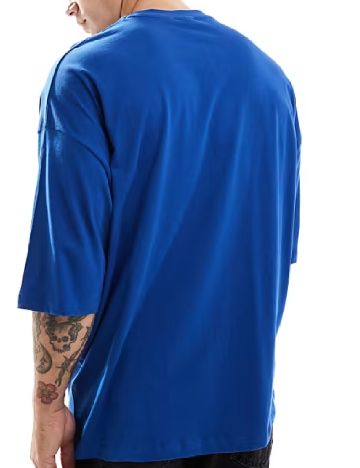 Tricou Oversize ASOS, albastru