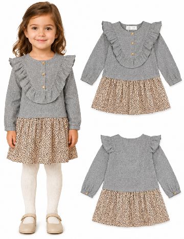 Rochie Zara, gri/crem