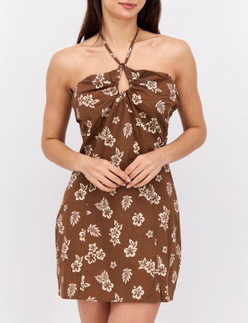 Rochie scurta DAISY STREET, maro