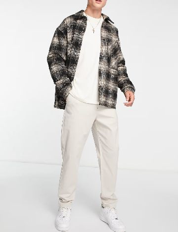 Set pantaloni ASOS, gri inchis/gri deschis