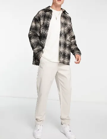 Set pantaloni ASOS, gri inchis/gri deschis