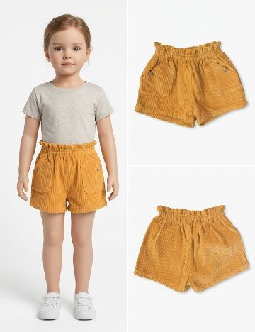 Pantaloni scurti Zara, maro
