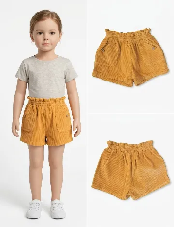 Pantaloni scurti Zara, maro