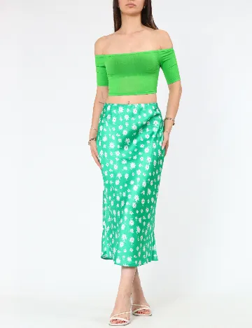 Fusta Miss Selfridge, verde