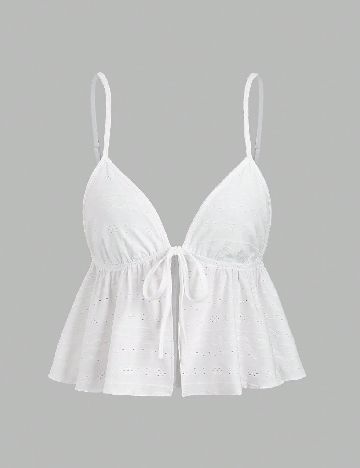 Top SHEIN, alb