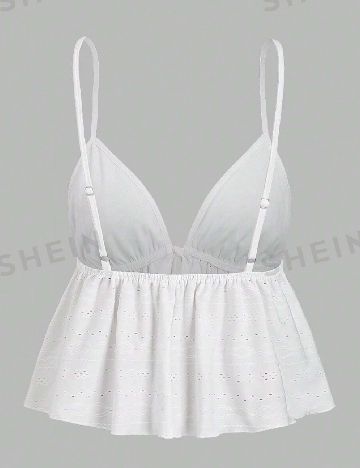 Top SHEIN, alb