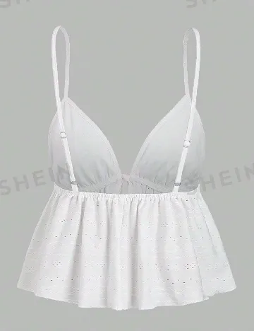 Top SHEIN, alb