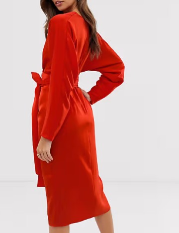 Rochie medie ASOS, rosu